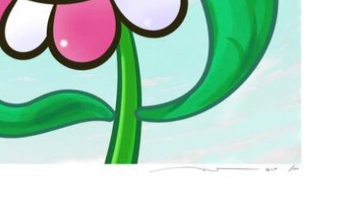 Takashi Murakami - #0085 Murakami.Flowers (Smiling Girl, 108