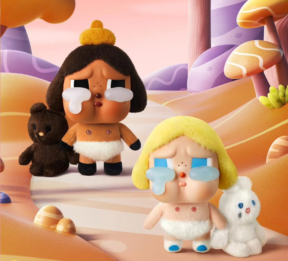 Crybaby Molly - Crying Again Vinyl Face Plush (Set of 6 Blind