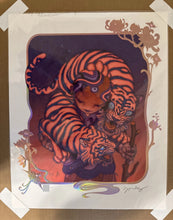 Load image into Gallery viewer, James Jean - Sanctuary ( Tigers, Red)