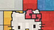 Load image into Gallery viewer, Adam Lister - HELLO MONDRIAN #2 (Red, Hello Kitty, Sanrio)