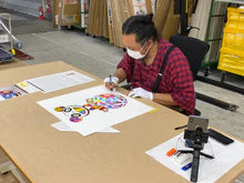 Load image into Gallery viewer, Takashi Murakami - Atop a Ball of Flowers, a Panda Cub Sits Properly