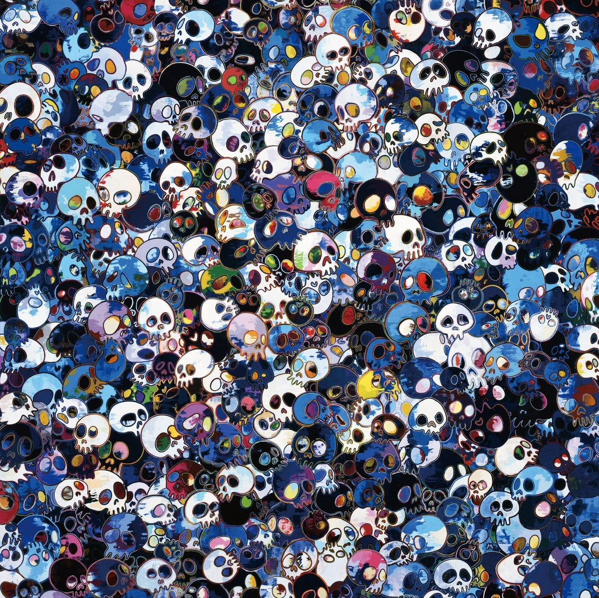Takashi Murakami - Blue Skulls – Toyol Toys