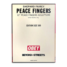 Load image into Gallery viewer, Shepard Fairey - Peace Fingers (Cream)