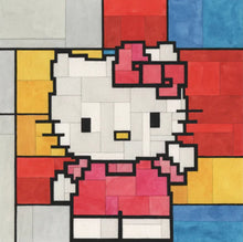 Load image into Gallery viewer, Adam Lister - HELLO MONDRIAN #2 (Red, Hello Kitty, Sanrio)