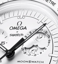 Load image into Gallery viewer, Omega x swatch x Snoopy MISSION to MOONPHASE Secret Moonswatch white S033W700
