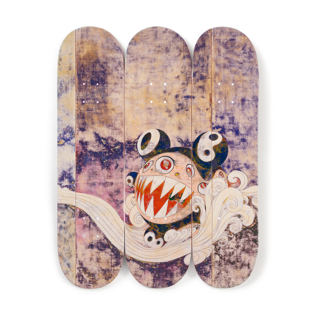 Takashi Murakami - 727 Skateboard Triptych (Complete set of 3