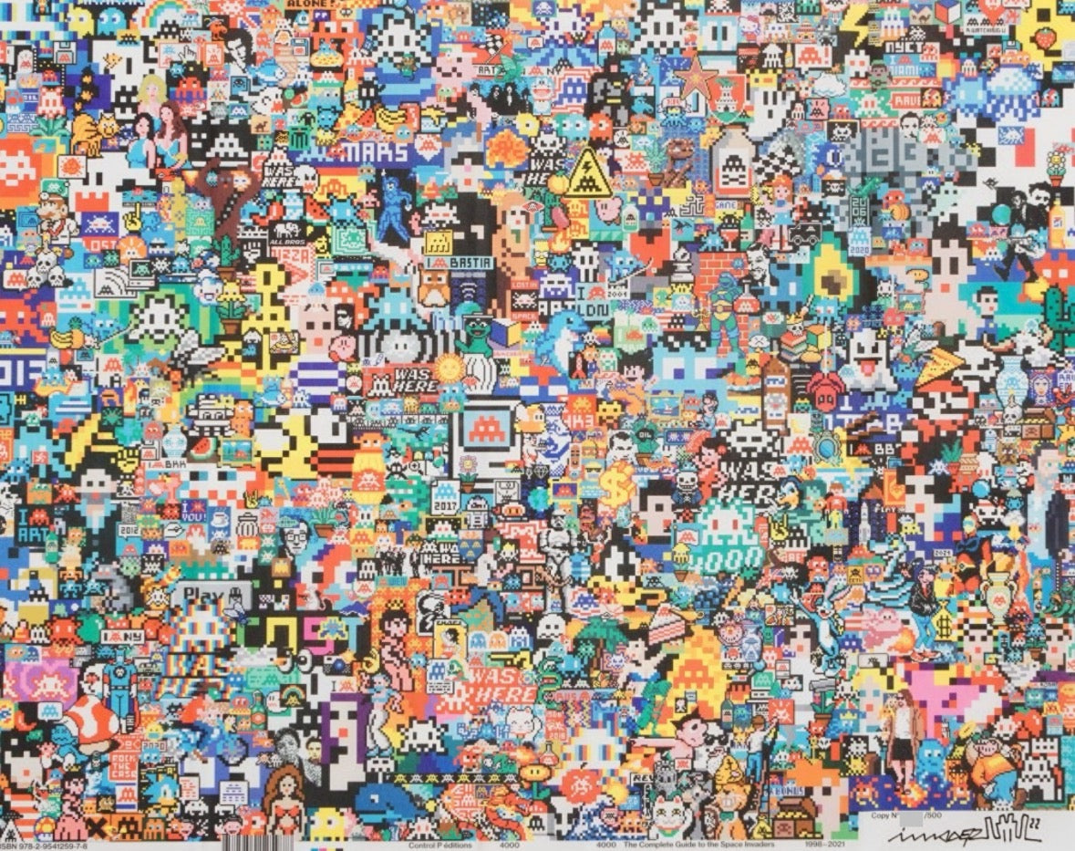 コレクション Invader exhibition card Invader - Invader 4000 ( The Complete Guide to the Space Invaders