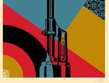 Load image into Gallery viewer, Shepard Fairey - AK-47 Lotus (Blue)