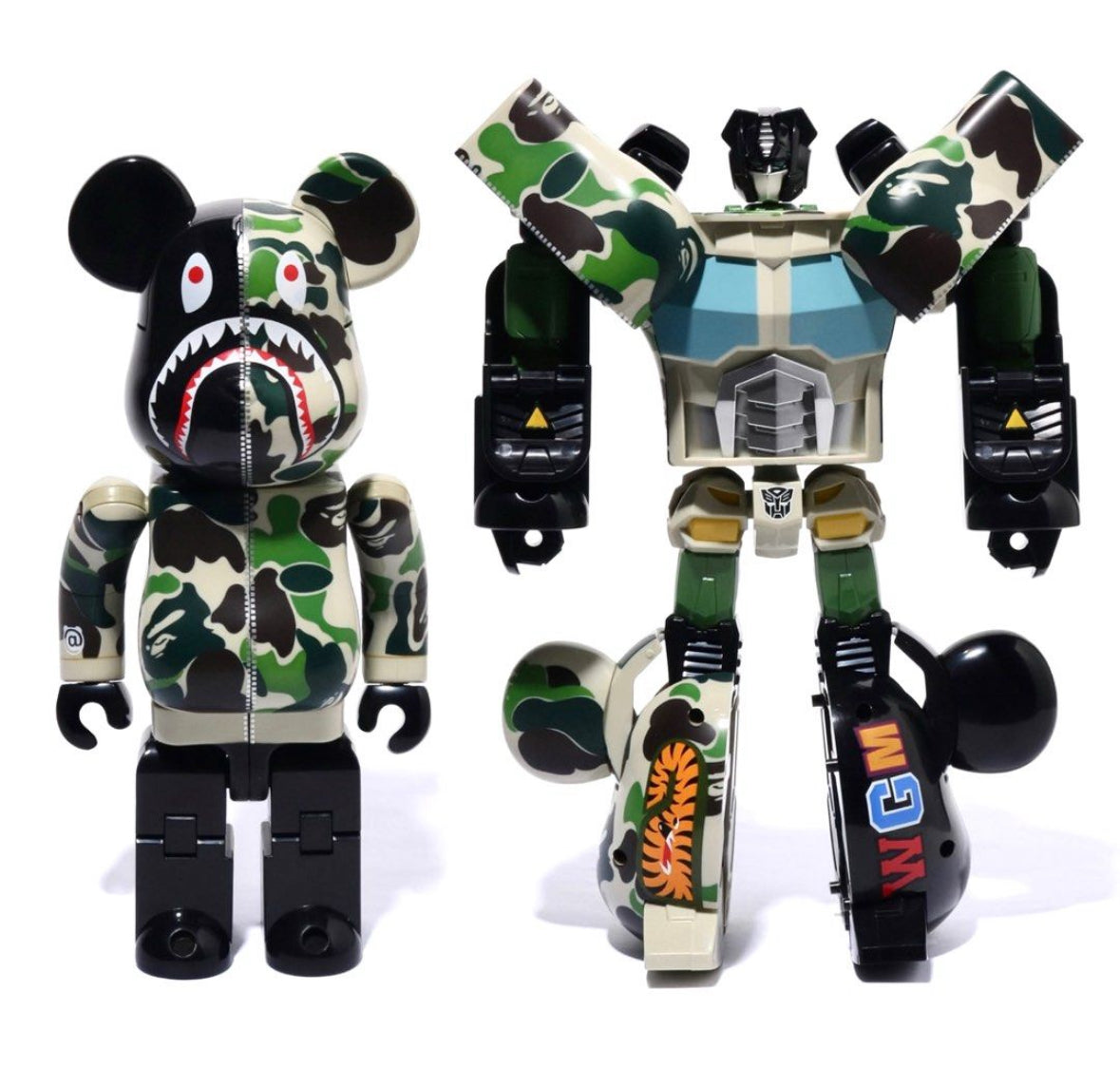 BE@RBRICK OPTIMUS PRIME CAMO SHARK 400％ BE@RBRICK × TRANSFORMERS -OPTIMUS PRIME BAPE(R) CAMO SHARK