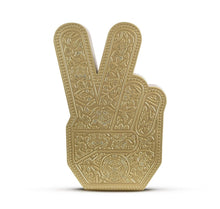 Load image into Gallery viewer, Shepard Fairey - Peace Fingers (Gold)