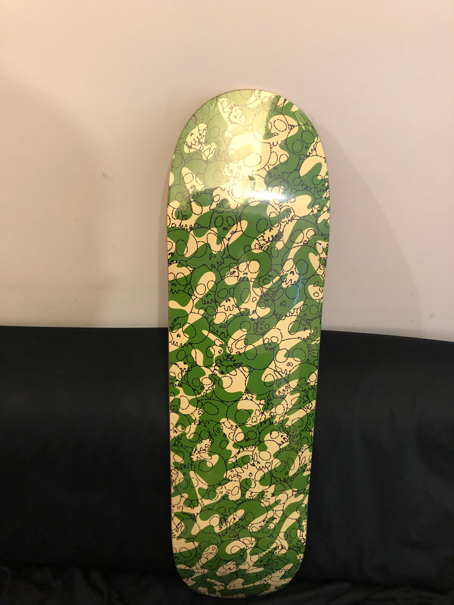 スケートボード Takashi Murakami Camo Skull Skateboard Takashi Murakami: Camo-Skull Skateboard Deck | Gagosian Shop