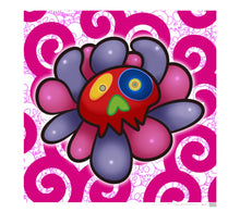 Load image into Gallery viewer, Takashi Murakami - #3426 Murakami.Flowers (Skull Face, 108 flowers)