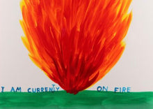 Load image into Gallery viewer, David Shrigley - I Am Currently On Fire