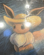 Load image into Gallery viewer, Pokémon - Eevee inspired by Self-portrait with Grey Felt Hat (Small Canvas) (Pokémon centre x Van Gogh Museum)
