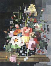Load image into Gallery viewer, Adam Lister - Still Life with Flowers on Marble Tabletop