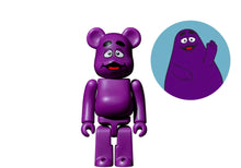 Load image into Gallery viewer, Mcdonald’s Godzilla, Hamburglar , Grimace, Birdy Be@rbrick 150% ( Complete set of 4 Bearbrick)