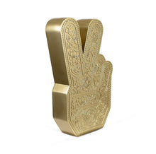 Load image into Gallery viewer, Shepard Fairey - Peace Fingers (Gold)