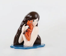 Load image into Gallery viewer, Takeru Amano - Venus and Fawn (Blue, Deer)