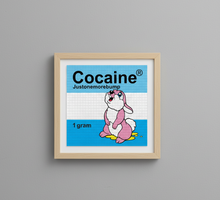 Load image into Gallery viewer, Ben Frost - Just One More Bump (Cocaine, Bunny, Blotter Paper)