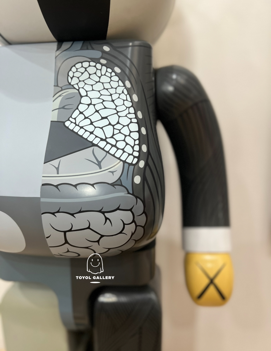 KAWS - Bearbrick Dissected Companion (Grey) 1000% – Toyol Toys
