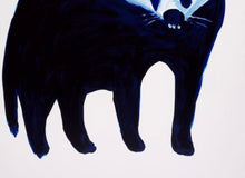 Load image into Gallery viewer, David Shrigley - I Hate Human Beings ( Badger, Striped Pole cat)