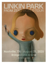 Load image into Gallery viewer, Laksamana Ryo (RYOL) - Linkin Park (From Zero 2025 World TOUR NASHVILLE POSTER )