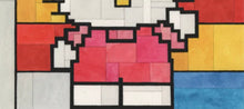 Load image into Gallery viewer, Adam Lister - HELLO MONDRIAN #2 (Red, Hello Kitty, Sanrio)