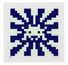 Load image into Gallery viewer, Invader - Sunset (Blue, White, Glow in Dark)