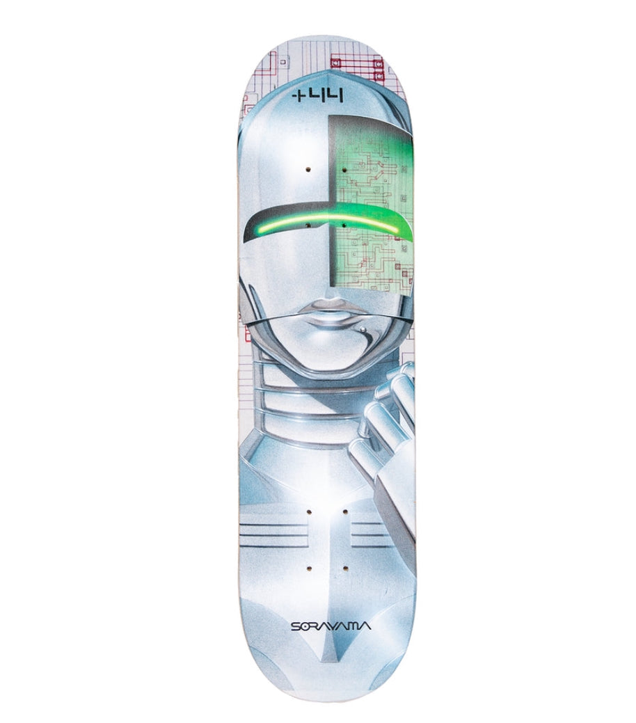 スケートボード Sorayama Hajime skate board Medicom x SYNC x Hajime Sorayama Men Robot Skateboard Deck