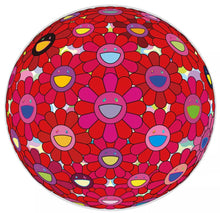 Load image into Gallery viewer, Takashi Murakami - Let us Devote Our Hearts ( Flowerball, Red)