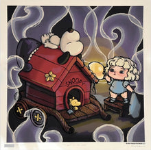 Load image into Gallery viewer, MACKCHA, Peanuts - A LIGHT IN THE DARK ( Glow in Dark, Snoopy, Peanuts)