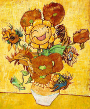 Load image into Gallery viewer, Pokémon - Sunflora inspired by Sunflowers (Small Canvas) (Pokémon centre x Van Gogh Museum)