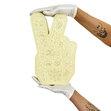 Load image into Gallery viewer, Shepard Fairey - Peace Fingers (Cream)