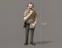 Load image into Gallery viewer, Yusuke Hanai - "Coffee and Contemplation" Stranger Things ( Jim Hopper)