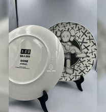 Load image into Gallery viewer, KAWS - NGV GALA Plates (White & Black) (Complete set of 2)