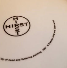 Load image into Gallery viewer, Damien Hirst - Beautiful, amore, gasp, eyes going into top of head and fluttering - Plate ( butterflies ) ( mandala)