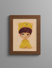Load image into Gallery viewer, Mayuka Yamamoto - Sitting Bear (Yellow, Boy)