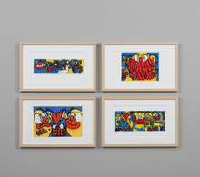 Load image into Gallery viewer, Slawn - Lagos, Los Angeles, Berlin, London ( Red, Blue, Yellow, Worldwide, Complete set of 4)