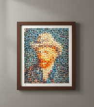 Load image into Gallery viewer, Timur Zagirov - SELF PORTRAIT WITH GREY FELT HAT (Van Gogh)