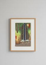 Load image into Gallery viewer, Takashi Murakami - Hiroshige's 100 Famous Views of Edo- Japonisme Reconsidered—Fudō Falls, Ōji ( Kaikai Kiki)