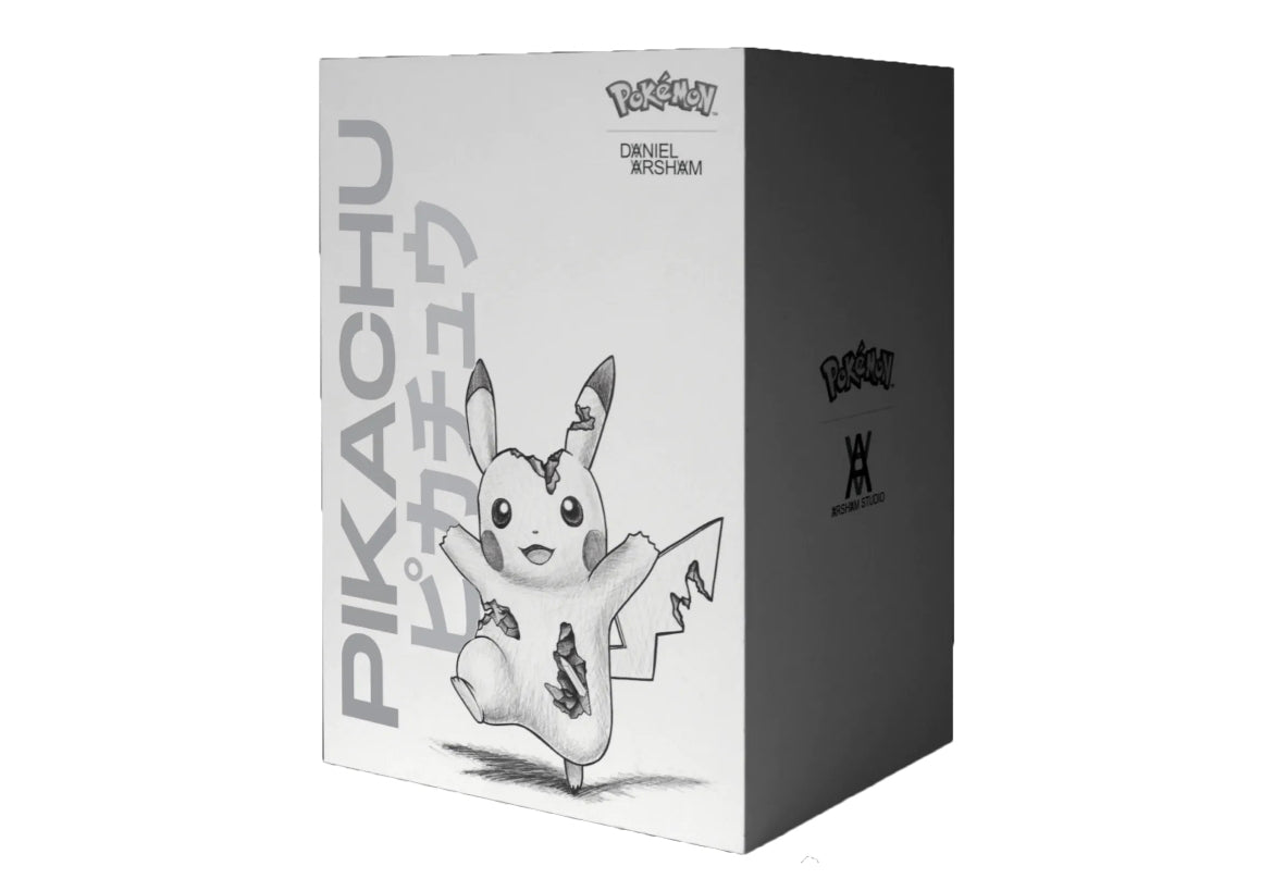 Daniel Arsham - Pikachu Future Relic (White) – Toyol Toys