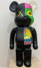 Load image into Gallery viewer, KAWS- Bearbrick Dissected Companion (Black) 1000%