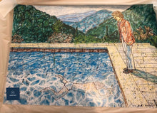 Load image into Gallery viewer, Madsaki - “Portrait of an Artist (Pool with Two Figures) Ⅱ (inspired by David Hockney)”