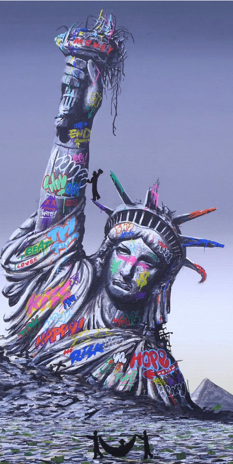 ジェフジレット・ロームカウチ・コラボ作品・「ForeverSlaves」 Roamcouch & Jeff Gillette - #foreverslaves print – Toyol Toys
