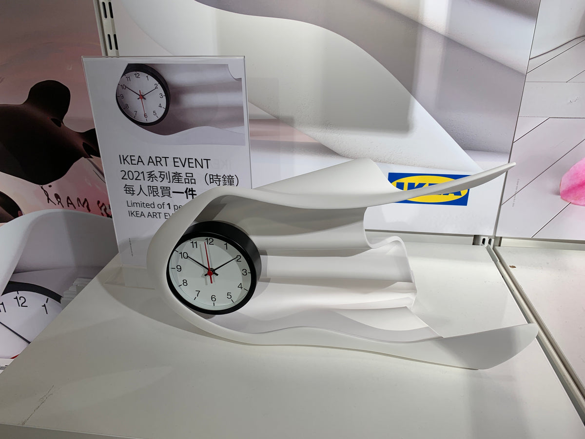 Ikea X Daniel Arsham Art Event Clock - MustHype