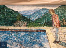 Load image into Gallery viewer, Madsaki - “Portrait of an Artist (Pool with Two Figures) Ⅱ (inspired by David Hockney)”