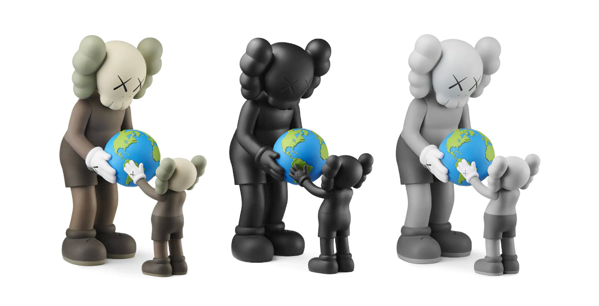 KAWS- The Promise ( Grey, Brown, Black) (Complete Set of 3