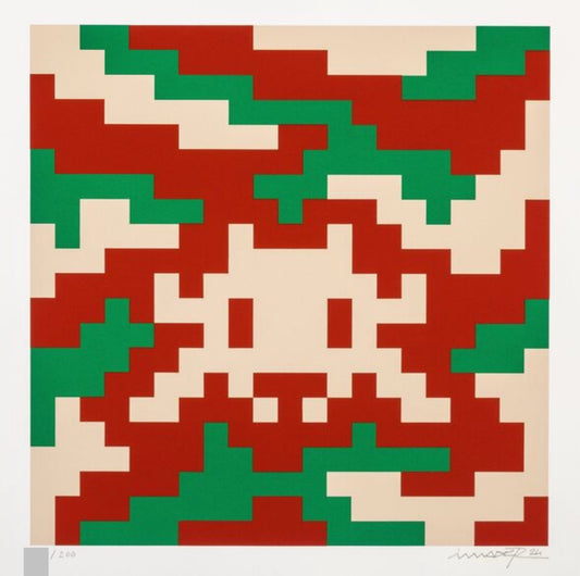 Invader - Camo S-3C-M1 ( Green, Brown, Camouflage)