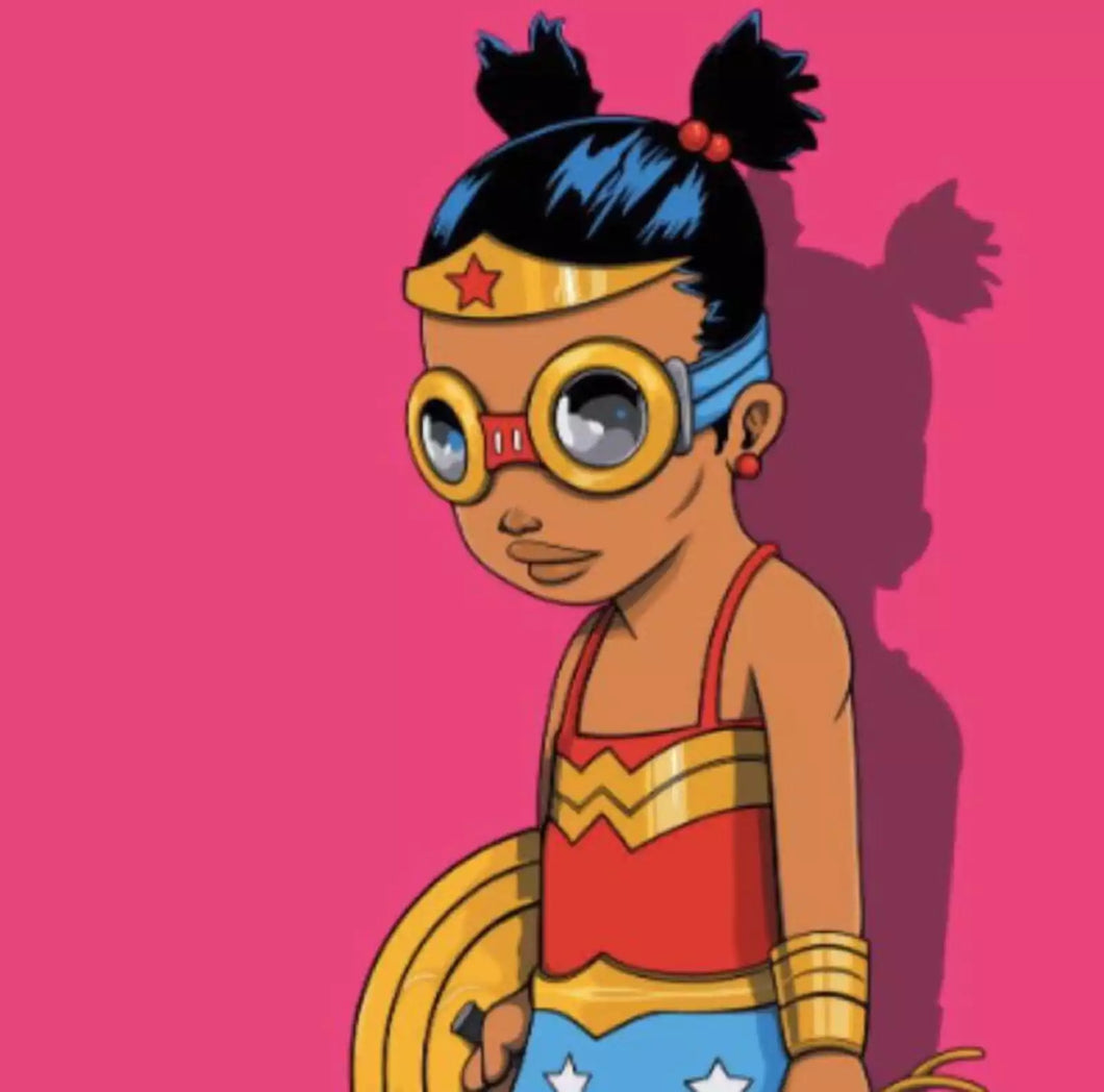 Hebru Brantley  - Wonder (Pink)