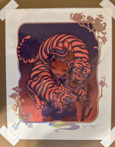 James Jean - Sanctuary ( Tigers, Red)